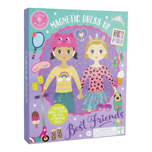 Floss & Rock Best Friends Magnetische Puppen Dress Up Set von Floss & Rock