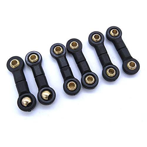 Fltaheroo 6 Stück Verbinder Rod für Wpl B16 B36 Rc Auto Hinterachse Wippe Kugel Kopf Stange Upgrade Teile von Fltaheroo