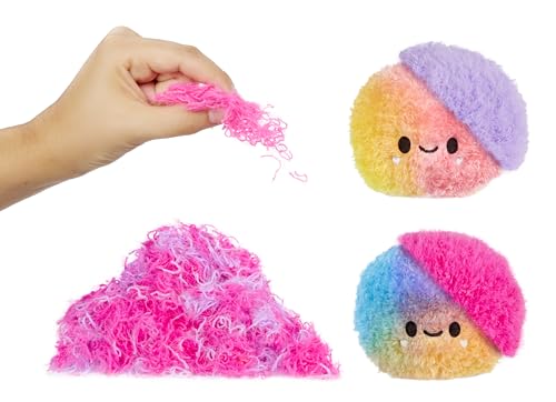 Fluffie Stuffiez Kleine Plüschfigur zum Sammeln - Boba Drink - Überraschung beim Auspacken - Knuddelige, Flauschige DIY Plüschtiere aus der Treats Family - Taktiler Spiel - ab 4 Jahren von Fluffie Stuffiez