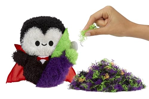 Fluffie Stuffiez Halloween Frankenstein - Kleines Plüsch-Sammlerstück - Überraschung beim Auspacken - Kuschelweicher ASMR Flaum - Fidget, Basteln, Fell Abziehen - für Kinder ab 4 Jahren und Sammler von Fluffie Stuffiez