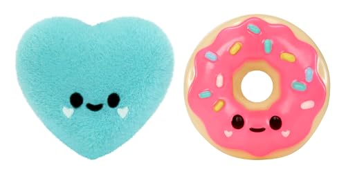 Fluffie Stuffiez Minis – Herz-Bonbon und Donut – Weiche und Knautschige Mini-Sammelstücke – Überraschung beim Auspacken – Taktiles- und Fidget-Spiel zum Selbermachen – für Kinder ab 4 Jahren von Fluffie Stuffiez