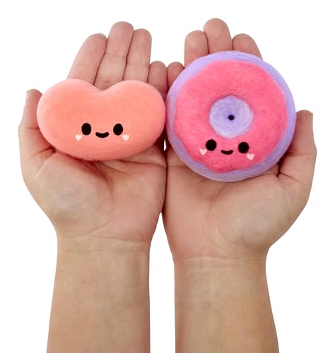 Fluffie Stuffiez Minis – Jelly Bean und Donut – Weiche und Knautschige Mini-Sammelstücke – Überraschung beim Auspacken – Taktiles- und Fidget-Spiel zum Selbermachen – für Kinder ab 4 Jahren von Fluffie Stuffiez