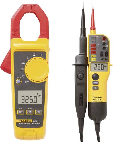 Fluke 325/T130VDE Stromzange digital CAT III 600 V, CAT IV 300V Anzeige (Counts): 4000 von Fluke