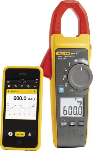 Fluke 902 FC Stromzange, Hand-Multimeter digital CAT III 600 V, CAT IV 300V Anzeige (Counts): 6000 von Fluke