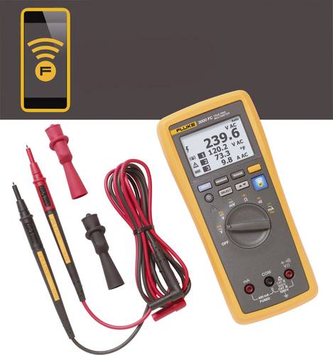 Fluke FLK-3000 FC Hand-Multimeter digital Grafik-Display, Datenlogger CAT III 1000 V, CAT IV 600V An von Fluke