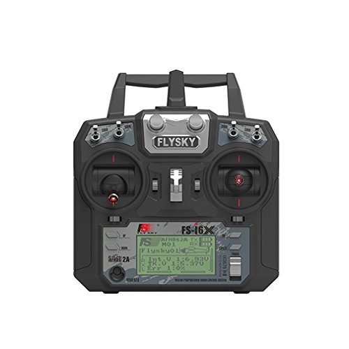 Flysky FS-i6X RC Transmitter TX 2.4GHz 6-10CH Channel Transmitter Mode 2 (with A8S Receiver) von FlySky