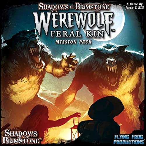 Flying Frog Productions FFP07MP05 Shadows of Brimstone: Werwolfe, Missionspackung, Mehrfarbig von Flying Frog