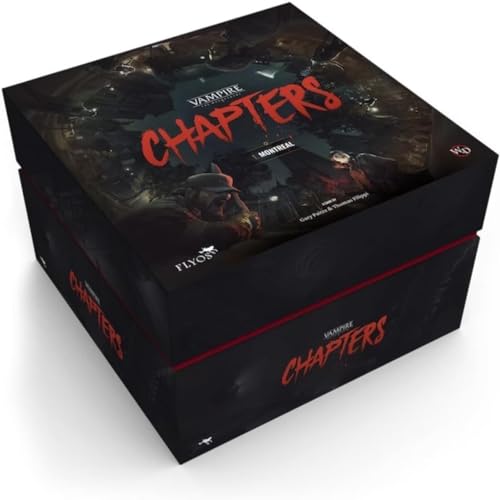 Vampire: The Masquerade - Chapters Montreal - A Cooperative Story Driven Table Top Game - for Adults - Ages 18+ - 1 to 4 Players - 30 Minutes per Player - Made by Flyos Games von Flyos Games