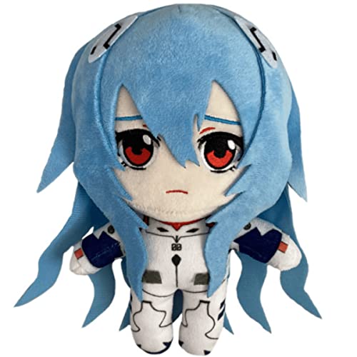 Flyshun Ayanami Rei Plüsch Sammelpuppe 20cm Charakter Zimmer Dekor Cosplay Zubehör (Ayanami Rei 2) von Flyshun