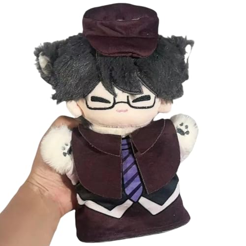 Flyshun Dazai Osamu Anime-Handpuppen mit beweglichen Armen, Heimdekoration, Cosplay für Anime-Spiel-Fans, Geschenk (Rampo Edogawa) von Flyshun