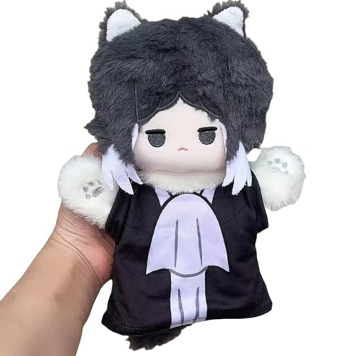 Flyshun Dazai Osamu Anime-Handpuppen mit beweglichen Armen, Heimdekoration, Cosplay für Anime-Spiel-Fans, Geschenk (Ryunosuke Akutagawa) von Flyshun