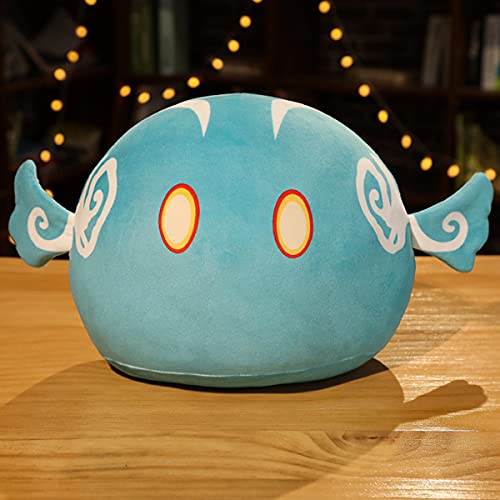 Flyshun Slime Plüsch Kissen Wurfkissen 35cm Charakter Raumdekor Cosplay Zubehör (Anemo) von Flyshun