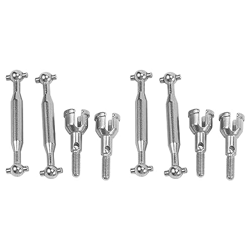 Fmoutyy 4Set Metall Heck Antrieb Welle Dogbone für SG 1603 SG 1604 SG1603 SG1604 1/16 RC Auto Teil Zubehör von Fmoutyy