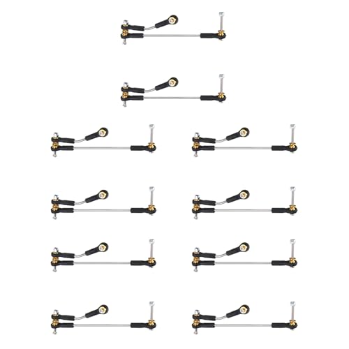 Fmoutyy 5 Set Lenken Stange Servo Stange Upgrade Teile für B14 B24 B16 B36 C14 C24 C44 1/16 RC von Fmoutyy