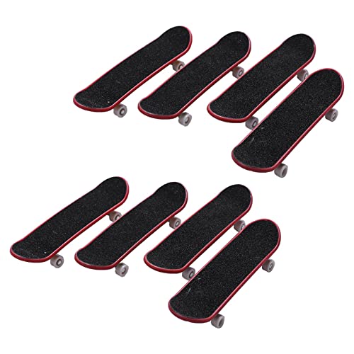 Fmoutyy Professionelle Mini-Griffbretter / Finger-Skateboard, einzigartig, matt (zufällige Muster und Farben), 8 Stück von Fmoutyy