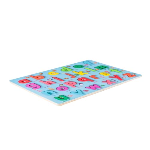 FmtwPhn Alphabet-Puzzles für Kleinkinder,Alphabet-Holzpuzzle - Waschbares buntes Alphabet-Buchstaben-Puzzle aus Holz,Frühe Lernaktivitäten, pädagogisches dekoratives Puzzlebrett für, Mädchen, Kinder von FmtwPhn