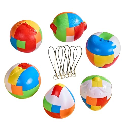 FmtwPhn Denksport-Puzzle für Kinder, Denksport-Puzzle - Intelligenzspielzeug für Kinder - Schalten Sie das Interlock 3D Brain Puzzle Teaser Kongming Lock für Kinder frei von FmtwPhn