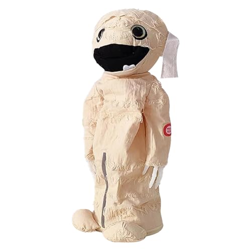 FmtwPhn Halloween-Mumienpuppe, Mumien-Actionfigur - Halloween Gruselige Mumienfigur Puppe | Gruselige Halloween-Mumienpuppe mit Sound für Halloween, Wohnzimmer von FmtwPhn