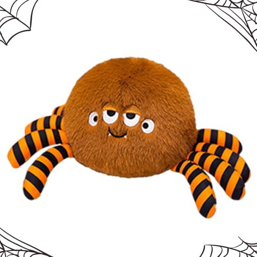 FmtwPhn Halloween-Plüsch,Halloween-Plüschkissen | Geisterpuppen-Schädel-niedliches Fledermaus-Spinnen-Puppenkissen | Kuscheltiere, weiche Cartoon-Plüschfigur, Spielzeug für Mädchen, Wohnzimmer, von FmtwPhn