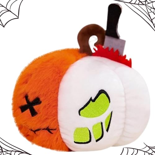 FmtwPhn Halloween-Plüschtiere,Halloween-Plüsch | Geisterpuppen-Schädel-niedliches Fledermaus-Spinnen-Puppenkissen | Kuscheltiere, weiche Cartoon-Plüschfigur, Spielzeug für Mädchen, Wohnzimmer, von FmtwPhn