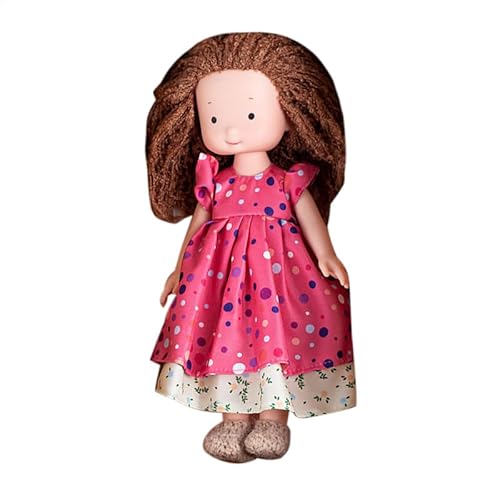 FmtwPhn Handgemachte gestrickte Puppe, handgemachte Stoffpuppe | Süße kleine Mädchen-Strickpuppe | Erste Puppe für Mädchen, Stoffpuppe, fördert Fantasie und Feinmotorik FmtwPhn Handgemachte gestrickte Puppe, handgemachte Stoffpuppe | Süße kleine Mädchen-Strickpuppe | Erste Puppe für Mädchen, Stoffpuppe, fördert Fantasie und Feinmotorik von FmtwPhn