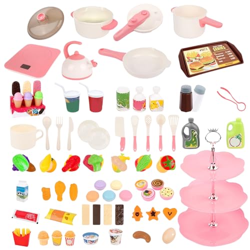 FmtwPhn Kinder-Küchenzubehör | Sensorisches Lernspiel Für Kinder,Interaktives Spielset Mit Lebensmittel-Attrappen Für Drinnen & Draußen In Kindergartenzimmern Und Spielbereichen FmtwPhn Kinder-Küchenzubehör | Sensorisches Lernspiel Für Kinder,Interaktives Spielset Mit Lebensmittel-Attrappen Für Drinnen & Draußen In Kindergartenzimmern Und Spielbereichen von FmtwPhn