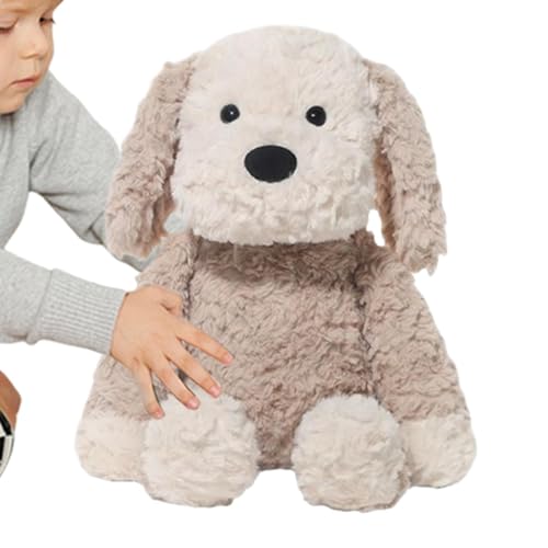 FmtwPhn Kuscheltiere Hund,Stofftier Hund | Weiche süße Hundeplüsch-Kinderspielzeughunde - Kuscheltiere, realistischer Welpe für Kinder, Familie, Freunde, Zuhause, chinesisches Neujahr von FmtwPhn