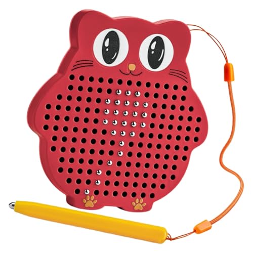 FmtwPhn Magnetisches Zeichenbrett, magnetisches Schreibbrett für Kinder - Interaktives rotes Zeichenblock-Magnetspielzeug - Löschbares, wiederverwendbares magnetisches Tablet-Spielzeug mit von FmtwPhn