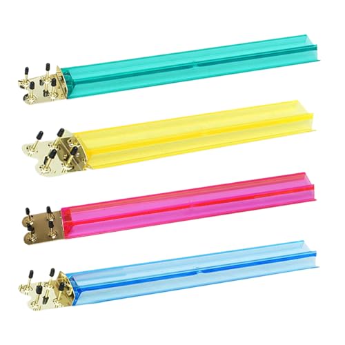 FmtwPhn Mahjong-Steinehalter - 4er Set Mit Schiebern Für Mahjong Spielsteine,Klare 47 cm Halterung Für Erfahrene Spieler, Reise Und Anfänger FmtwPhn Mahjong-Steinehalter - 4er Set Mit Schiebern Für Mahjong Spielsteine,Klare 47 cm Halterung Für Erfahrene Spieler, Reise Und Anfänger von FmtwPhn