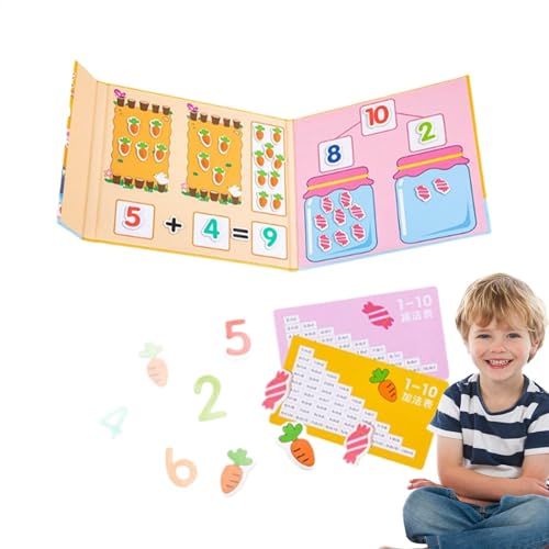 FmtwPhn Mathe-Spiele für den Kindergarten, Mathe-Manipulationen im Vorschulalter,Zählspielzeug Mathe-Spiel - Mathe-Manipulations-Lernspielzeug, Mathe-Spielzeug-Lernspiele, Must-Haves für das von FmtwPhn