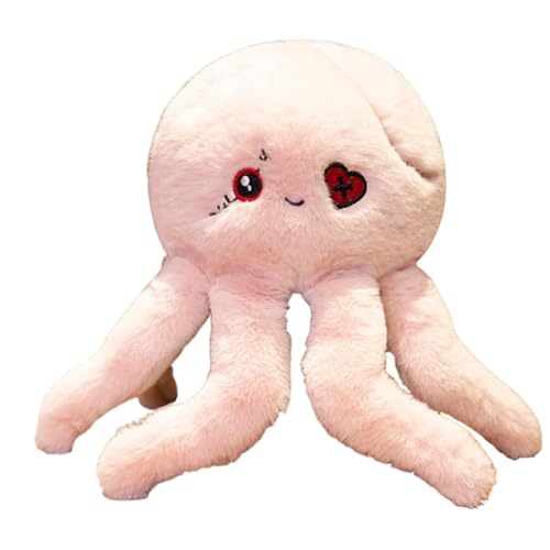 FmtwPhn Oktopus-Plüsch,Gefüllter Oktopus-Plüsch | Meeresstofftiere,Realistischer, lebendiger, superweicher, dekorativer riesiger gefüllter Oktopus für Weihnachten, Geburtstag, Kinder, Mädchen, von FmtwPhn