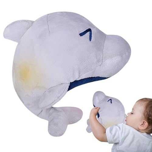 FmtwPhn Plüschgefüllte Tiere, Stofftier - Babys schlafen Soothers - Turtle Crab Delphin Schlafzeit Soother Light Sound Sensorisches gefülltes Plüschspielzeug für Mädchen von FmtwPhn