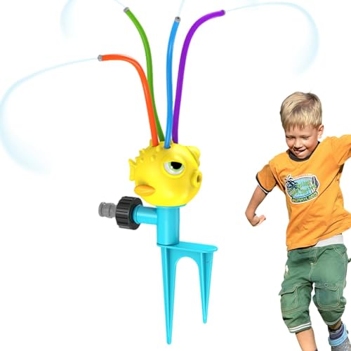 FmtwPhn Sommer-Wasserspielzeug für Kinder, Kinder-Sprinkler-Spielzeug - Summer Outside Toys Sprinkler-Spielzeug für Kinder,Sprinkler mit rotierendem Spray, Sommer-Außenspielzeug, von FmtwPhn