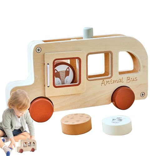 FmtwPhn Spielzeug Schulbus,Holzspielzeug Auto | Tragbares Lernspiel Interaktives Kreativspiel Für Schule Unterhaltung Mädchen FmtwPhn Spielzeug Schulbus,Holzspielzeug Auto | Tragbares Lernspiel Interaktives Kreativspiel Für Schule Unterhaltung Mädchen von FmtwPhn