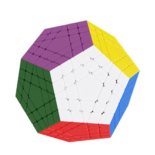 Dodekaeder-Würfel, Zauberwürfel-Puzzle | 12-seitiges Würfelspielzeug | Fortgeschrittenes Zauberwürfelspielzeug, Zauberwürfelspielzeug für Kinder, kreatives pädagogisches Zauberwürfelspielzeug von Fmzrbnih