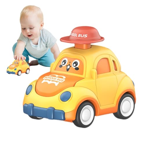 Fahrzeug Zurückziehen - Spielzeugautos Zurückziehen, Kleines Trägheitsauto | Einfach Zu Bedienende Cartoon -Design Kleine Pull -Back -Autos, Trägheitsauto Racing Racing Car Für Kinder Mädchen K von Fmzrbnih