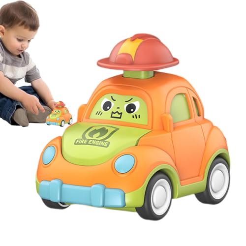 Fahrzeug Zurückziehen - Spielzeugautos Zurückziehen, Kleines Trägheitsauto | Einfach Zu Bedienende Cartoon -Design Kleine Pull -Back -Autos, Trägheitsauto Racing Racing Car Für Kinder Mädchen K von Fmzrbnih