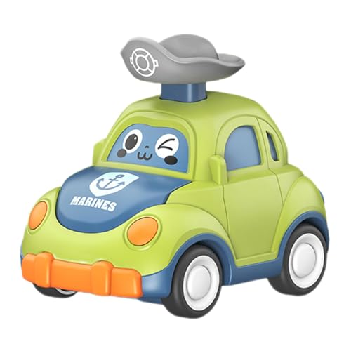 Fahrzeug Zurückziehen - Spielzeugautos Zurückziehen, Kleines Trägheitsauto | Einfach Zu Bedienende Cartoon -Design Kleine Pull -Back -Autos, Trägheitsauto Racing Racing Car Für Kinder Mädchen K von Fmzrbnih