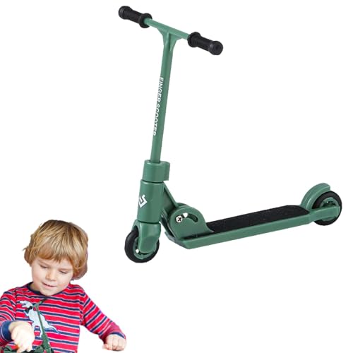 Finger-Scooter – Rutschfeste Fingerspitzenbewegung, Fingerboard-Scooter Mit Bremse | 2-Rad-Griffbrett-Miniatur-Skateboard, Miniatur-Scooter-Spielzeug Für , Dekoration, Geschenke, 3,35 X 2,36 X 3, von Fmzrbnih