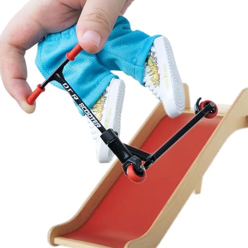 Fingerspielzeug-Skateboards – Tragbares Finger-Skateboard, Finger-Ersatzräder Und Werkzeuge | Das Fingerspielzeug-Set Enthält Fingerroller, Fingerhosen, Schuhe Für Bewegung, Partygeschenke Und Zubehör von Fmzrbnih