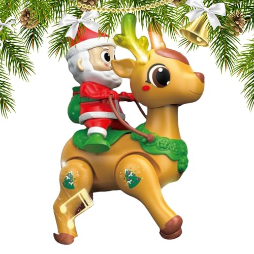Fmzrbnih Baby Crawling Toy - Moving Santa Doll, ABS Light -up Play Figur, Interaktiver Gesangspartner | Bildungsmotor -Kompetenzbauer Für Kindergärtner Und Kindergärtner Und Mädchen Fmzrbnih Baby Crawling Toy - Moving Santa Doll, ABS Light -up Play Figur, Interaktiver Gesangspartner | Bildungsmotor -Kompetenzbauer Für Kindergärtner Und Kindergärtner Und Mädchen von Fmzrbnih