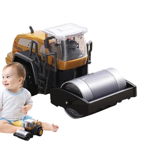 Fmzrbnih Die Cast Road Roller Toys - Creative Model Road Roller, tragbare Diecast Roller | Ingenieurstraße Fahrzeugfahrzeugspielzeug, Baufahrzeugklässler für und Mädchen im Alter von 5 Jahren von Fmzrbnih