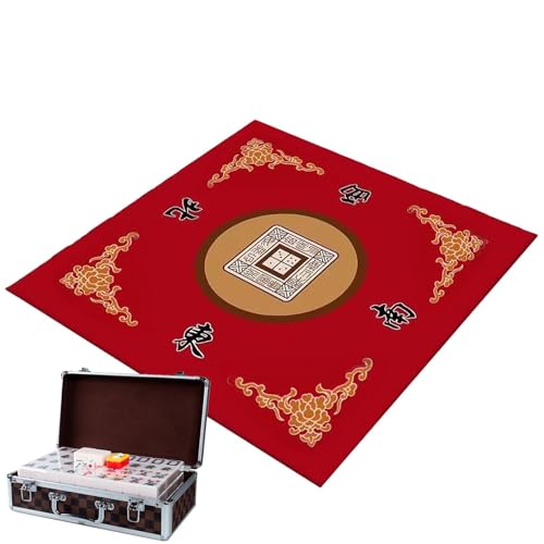 Fmzrbnih Mahjong-Tischmatte – Mahjong-Tischdecke, Mahjong-Tischschutz | rutschfeste, Verdickte Mahjong-Tischabdeckung, Brettspieltischschutz Für Mahjong, Karten, Brettspiele, (31,5 X 31,5 Zoll) von Fmzrbnih