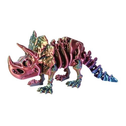 Fmzrbnih -gedrucktes Dinosaurierspielzeug – Dino-Figur Mit Beweglichen Gelenken, gedruckte Dinosaurierfigur | Mehrzweck-bewegliche Zappel-Dinosaurier-Figur, Dino-Figur Als Ornament Für, Schreibtisch von Fmzrbnih