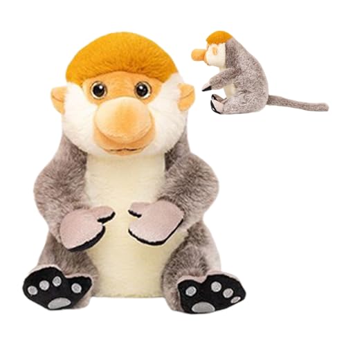Gefüllter Affenplüsch - tragbares weiches Spielzeug, Mehrzweck niedlicher Puppe | Realistischer Schlafkumpel Huggable Animalfigur, flauschiger dekorativer Begleiter, entzückende Schlafzimmerverzier, g Gefüllter Affenplüsch - tragbares weiches Spielzeug, Mehrzweck niedlicher Puppe | Realistischer Schlafkumpel Huggable Animalfigur, flauschiger dekorativer Begleiter, entzückende Schlafzimmerverzier, g von Fmzrbnih