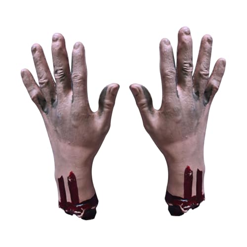 Haunted Fake Hand - Holiday Horror Requent, Erschreckendes Party -Schreckensstück | Spooky Abgetrennte Gliedmaßendekoration, Realistischer Arm, Halloween -Skelettzubehör Für Schränke Tische B Haunted Fake Hand - Holiday Horror Requent, Erschreckendes Party -Schreckensstück | Spooky Abgetrennte Gliedmaßendekoration, Realistischer Arm, Halloween -Skelettzubehör Für Schränke Tische B von Fmzrbnih