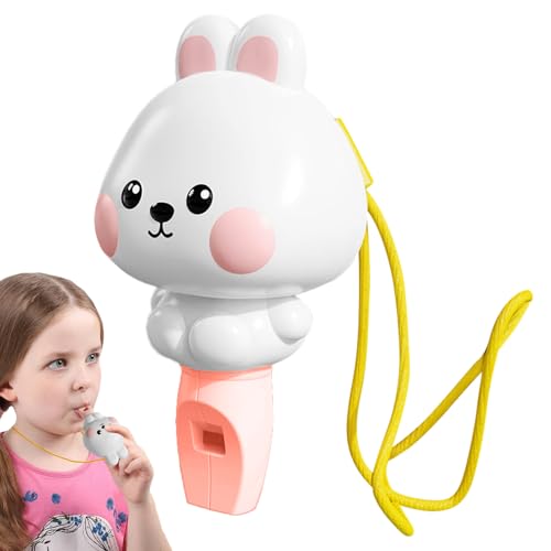Kids Toy Whistle- Bunny Whistle, mühelose Musikspielzeug | Mehrzweck -- und Mädchen -Kreativgeräuschhersteller, lustiges Instrument mit Lanyard, tragbarer Pfeife für Sicherheit, Spielzeit, Outd Kids Toy Whistle- Bunny Whistle, mühelose Musikspielzeug | Mehrzweck -- und Mädchen -Kreativgeräuschhersteller, lustiges Instrument mit Lanyard, tragbarer Pfeife für Sicherheit, Spielzeit, Outd von Fmzrbnih