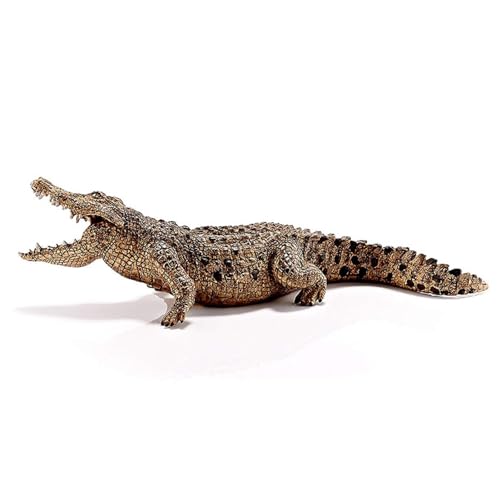 Krokodilspielzeug – Wildtierfiguren, Tragbares Stoffkrokodil | Alligator-Actionfigur-Spielzeug Mit Beweglichem Kiefer, Kinder-Krokodilspielzeug Zum Sammeln, Wissenschaftliches Lernspielzeug, (18,3 X 7 von Fmzrbnih