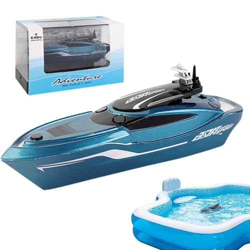 Schnellboot-Spielzeug – Wasserspielzeug Für Kinder, Ferngesteuertes Schnellboot-Spielzeug | Elektrisches Schnellboot-Modell, Ferngesteuertes, Wiederaufladbares Spielzeug, Schnelles Schnellboot-Spielze von Fmzrbnih