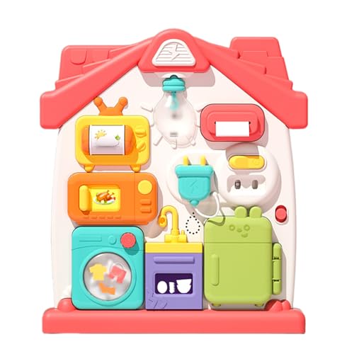 Sensory Board – Educational Sensory Board Toy, Fine Motor Skills Development | Portable Early Learning Activity Panel, Multipurpose Tactile Visual Auditory Panel for Boys Girls, 10.63x11.81 Inches Sensory Board – Educational Sensory Board Toy, Fine Motor Skills Development | Portable Early Learning Activity Panel, Multipurpose Tactile Visual Auditory Panel for Boys Girls, 10.63x11.81 Inches von Fmzrbnih